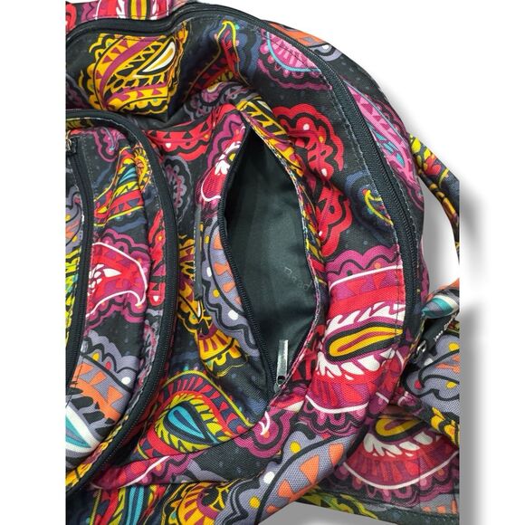 Vera Bradley Lighten Up Essential Backpack in Twilight Paisley Pattern School main image 13